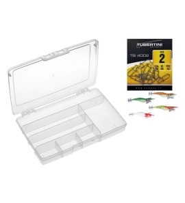 COMBO CASE + SNAP + 4 SQUID BAITS