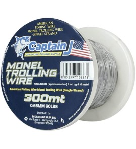 CAPTAIN J MONEL TROLLING WIRE 300MT 0.65MM 60LBS