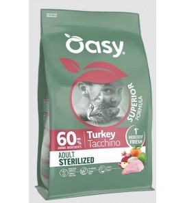 OASY CAT SUPERIOR ADULT STERILISED TURKEY