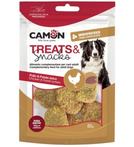 CAMON SNACK MEDAGLIONI IMPANATI POLLO E PATATE DOLCI