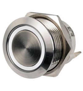 OSCULATI FLAT SWITCH IN WHITE STAINLESS STEEL