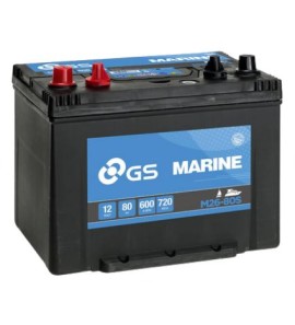 DSBATTERY MARINE BATTERY GS YUASA 12V 80AH 650A