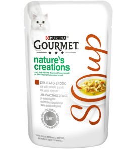 PURINA GATTO NATURE'S CREATIONS BRODO POLLO E SURIMI