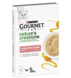 PURINA PRO PLAN GATTO NATURE'S CREATIONS PUREE SALMONE 5X10GR