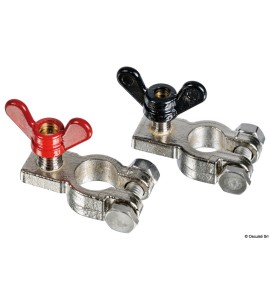 PAIR OF BRONZE TERMINALS FOR BATTERY