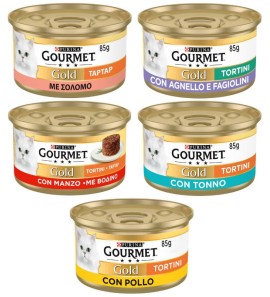 PURINA PRO PLAN GATTO LATTINA GOLD TORTINI 85GR