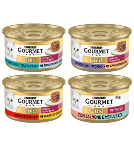 PURINA PRO PLAN GATTO LATTINA GOURMET GOLD INTRECCI 85GR