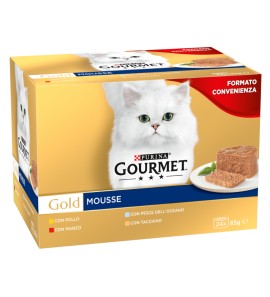 PURINA PRO PLAN GATTO LATTINE GOLD MOUSSE 24X85