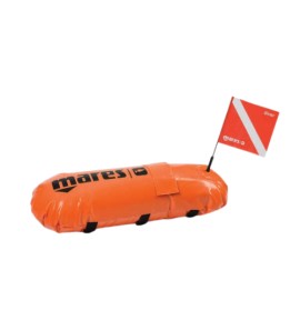 MARES HYDRO TORPEDO LARGE BUOY WITH 20 METERS OF LINE AND HOOKS
