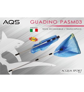 AQS GUADINO TELESCOPICO RICHIUDIBILE IN ALLUMINIO