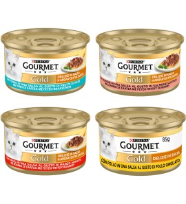 PURINA GATTO LATTINA GOLD DELIZIE IN SALSA 85GR