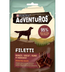 PURINA DOG ADVENTUROS BEEF FILLETS 70GR