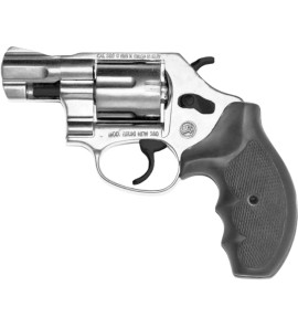 BRUNI REPLICA REVOLVER 380 BRUNI 1.5" NICKEL PLATED BLANK GUN