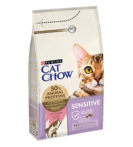 PURINA PRO PLAN GATTO SECCO CAT CHOW SENSITIVE SALMONE 1.5KG