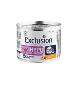 EXCLUSION CANE UMIDO HYPOALLERGENIC ANATRA E PATATE 200GR