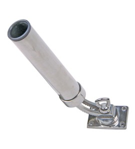 TREM STAINLESS STEEL ADJUSTABLE TILT ROD HOLDER