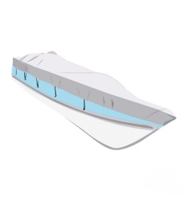 TREM TELO COPRI BARCA "COVY LINE" BLU 600D