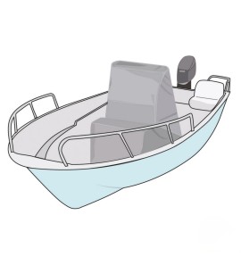 TREM CONSOLE COVER COVY LINE SILVER 210