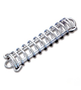 TREM MOLLA PER ORMEGGIO ACCIAIO INOX LUCIDATO 85X420