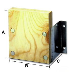 TREM MOTOR SUPPORT FOR WALL FIXING