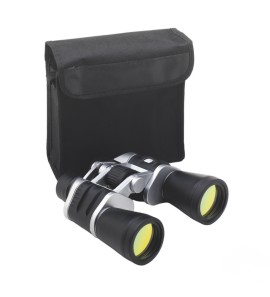 TREM BINOCOLO 10X50 IN GOMMA COLORE NERO