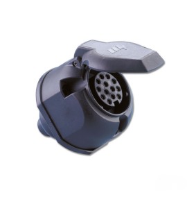 TREM 13-PIN FIXED SOCKET WITH COVER