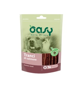 OASY CANE SNACK TRANCI DI SALMONE 80GR