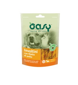 OASY CANE SNACK INVOLTINI CON FILETTO DI POLLO 100GR