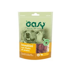 OASY CANE SNACK INVOLTINI CON FILETTO DI ANATRA 100GR