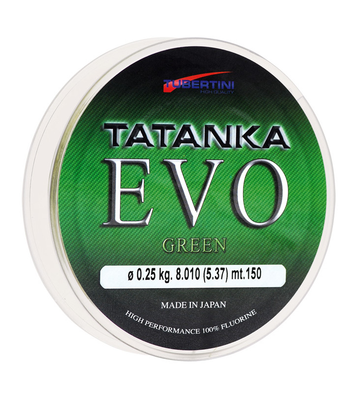 MONOFILO TATANKA EVO GREEN 350MT DIAMETRO.0.14