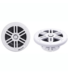 OSCULATI COPPIA CASSE STEREO DOPPIO CONO BIANCHE 6.5" 2X120W