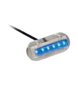 TREM LUCE SUBACQUEA A 6 LED BLU