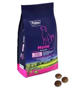 PRALZOO DOG MONO ADULT MINI AND JUNIOR PORK WITH RICE 2KG