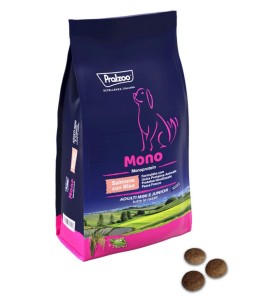 PRALZOO CANE MONO ADULT MINI E JUNIOR SALMONE CON RISO 2KG