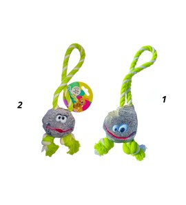 LEOPET VINYL ROCK WITH ROPE 28X8CM