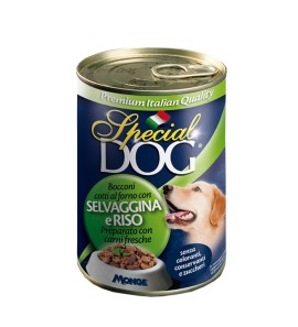 SPECIAL DOG LATTINA BOCCONI SELVAGGINA E RISO 400GR