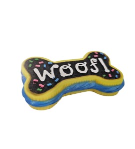 LEOPET VINYL COOKIE GAME WITH WOLF WRITING 13.7X8CM