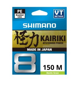 SHIMANO TRECCIATO KAIRIKI 8 MANTIS GREEN 150MT