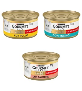 PURINA GATTO LATTINA GOLD CUORE MORBIDO 85GR