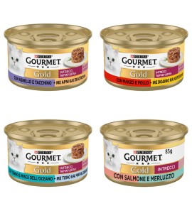 PURINA GATTO LATTINA GOLD INTRECCI 85GR