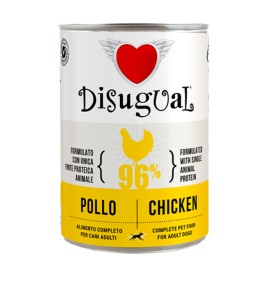 DISUGUAL CANE LATTINA MONOPROTEIN ADULT POLLO 400GR