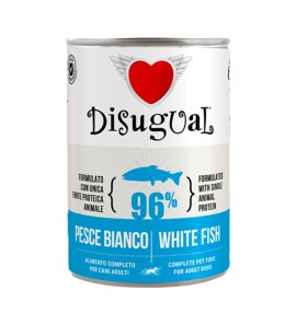 DISUGUAL DOG CAN MONOPROTEIN ADULT WHITE FISH 400GR