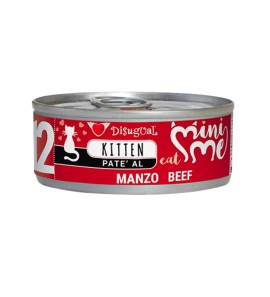 DISUGUAL CATTO LATTINA MINI ME KITTEN PÀTE' AL BEEF 85GR