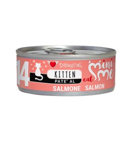 DISUGUAL CATTO LATTINA MINI ME KITTEN PÂTE' AL SALMON 85GR