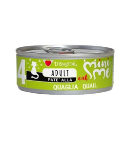 DISUGUAL CAT CAN MINI ME ADULT Pâté QUAIL 85GR