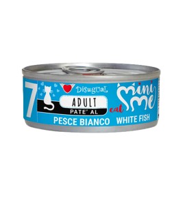 DISUGUAL CAT CAN MINI ME ADULT WHITE FISH Pâté 85GR