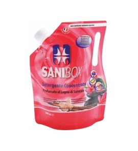 SANIBOX SCENTED CLEANSER WITH SANDALWOOD 1000ML