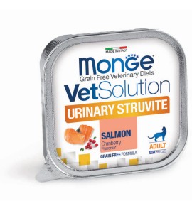 MONGE VETSOLUTION URINARY STRUVITE SALMON 100GR