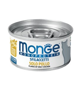 MONGE MONOPROTEIN SFILACCETTI POLLO 80GR