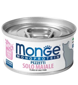 MONGE MONOPROTEIN PORK CHUNKS 80GR